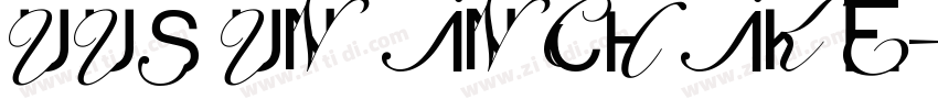 UUS UN INCHIKE字体转换